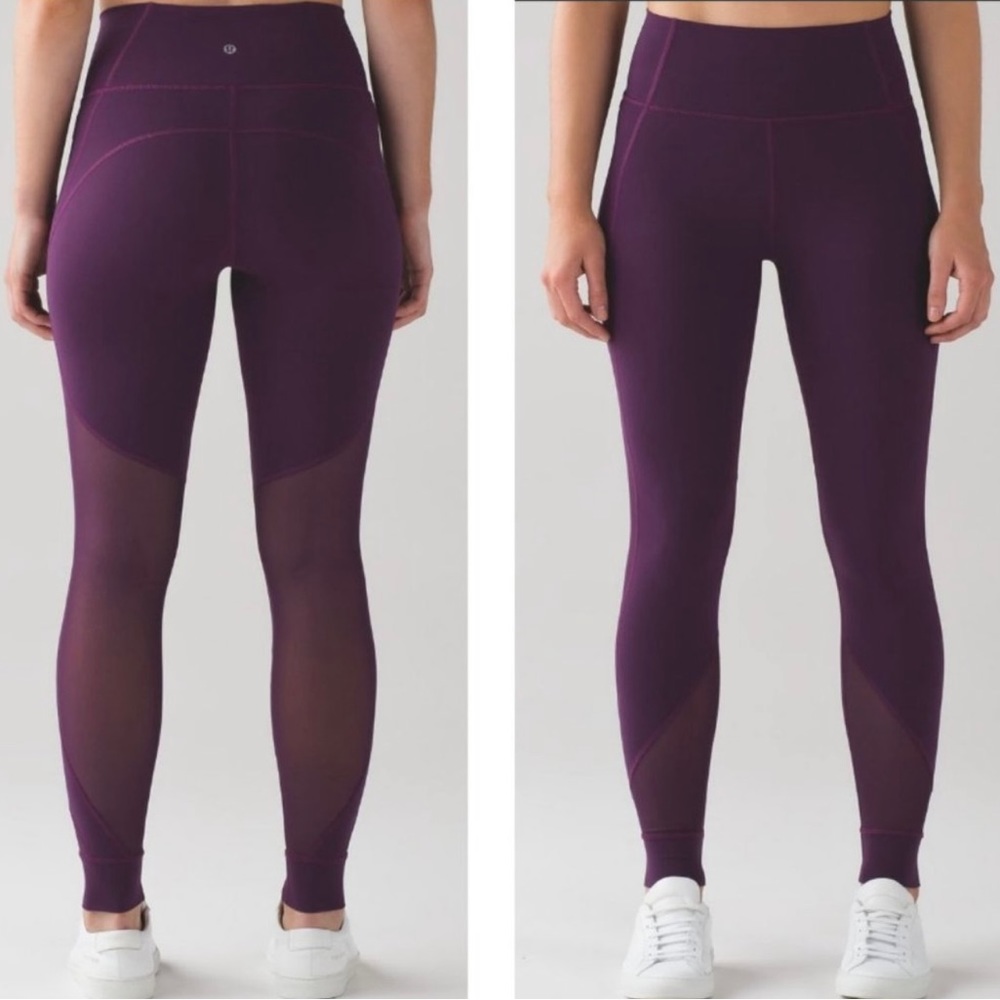LULULEMON Hot Like Agni Pant in Darkest Magenta